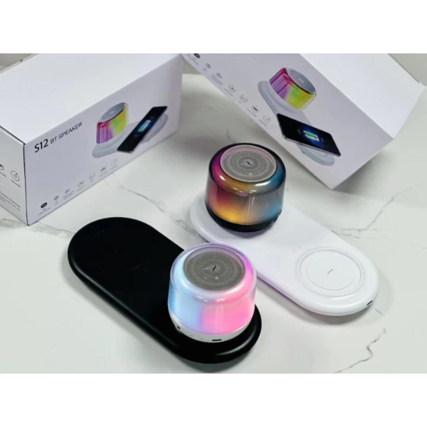 Kablosuz Şarj Standlı Bluetooth Hoparlör Kablosuz Şarj Standlı Bluetooth Hoparlör