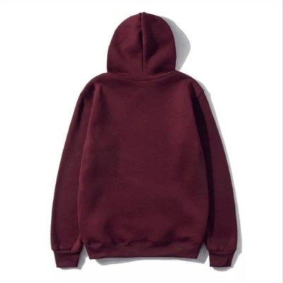 Kadın 3 İplik Pamuklu Kapüşonlu Kanguru Cepli Düz Hoodie Sweatshirt - Bordo Kadın 3 İplik Pamuklu Kapüşonlu Kanguru Cepli Düz Hoodie Sweatshirt - Bordo