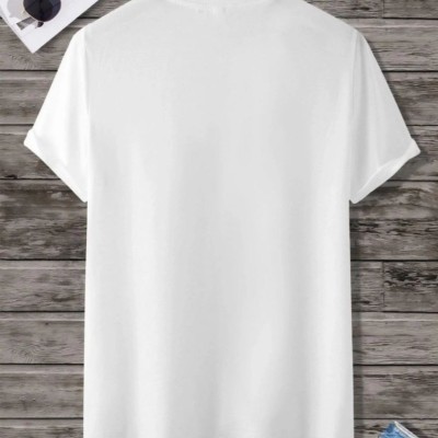 Kadın Baskılı Oversize kısa kol T-Shirt - Beyaz Kadın Baskılı Oversize kısa kol T-Shirt - Beyaz