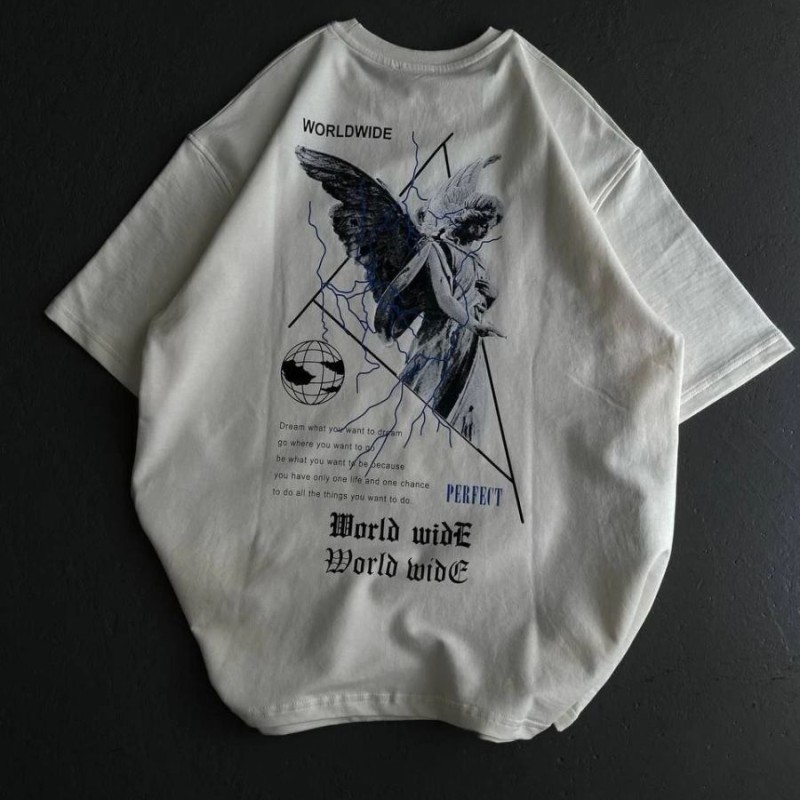 Kadın Baskılı T-Shirt Kısa Kol Bisiklet Yaka Oversize Rahat Kalıp Günlük Tişört - Beyaz Kadın Baskılı T-Shirt Kısa Kol Bisiklet Yaka Oversize Rahat Kalıp Günlük Tişört - Beyaz