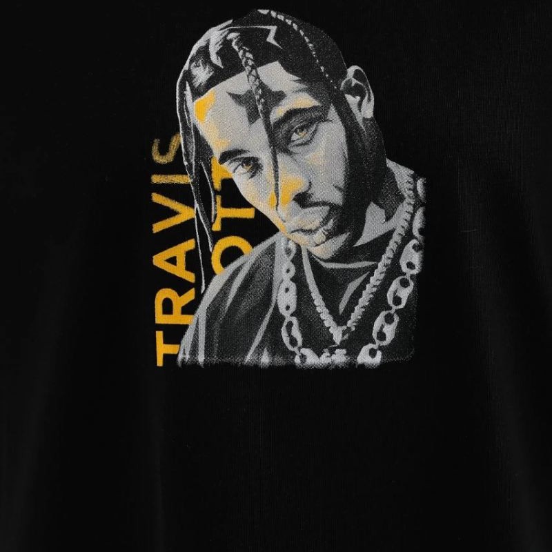 Kadın Baskılı T-Shirt Kısa Kol Bisiklet Yaka Oversize Rahat Kalıp Günlük Tişört - Siyah Kadın Baskılı T-Shirt Kısa Kol Bisiklet Yaka Oversize Rahat Kalıp Günlük Tişört - Siyah