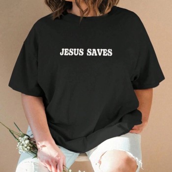 Kadın Baskılı T-Shirt Kısa Kol Bisiklet Yaka Oversize Rahat Kalıp Tişört - Siyah Kadın Baskılı T-Shirt Kısa Kol Bisiklet Yaka Oversize Rahat Kalıp Tişört - Siyah