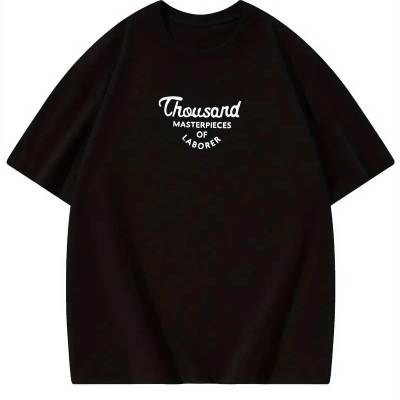 Kadın Baskılı Tişört Bisiklet yaka yazlık Kısa Kol oversize t-shirt - Siyah Kadın Baskılı Tişört Bisiklet yaka yazlık Kısa Kol oversize t-shirt - Siyah