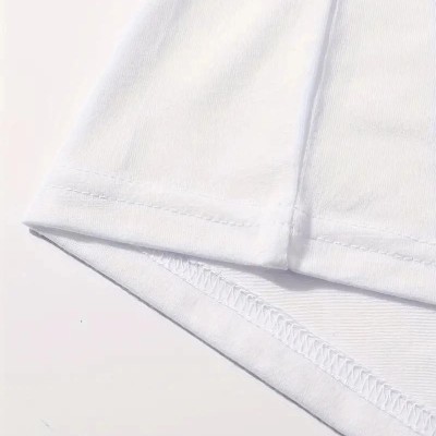 Kadın Kahve Desen Baskılı Tişört Kısa Kol Bisiklet Yaka Oversize T-Shirt - Beyaz Kadın Kahve Desen Baskılı Tişört Kısa Kol Bisiklet Yaka Oversize T-Shirt - Beyaz