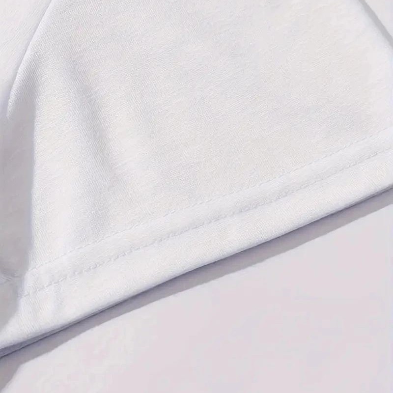 Kadın Kahve Desen Baskılı Tişört Kısa Kol Bisiklet Yaka Oversize T-Shirt - Beyaz Kadın Kahve Desen Baskılı Tişört Kısa Kol Bisiklet Yaka Oversize T-Shirt - Beyaz