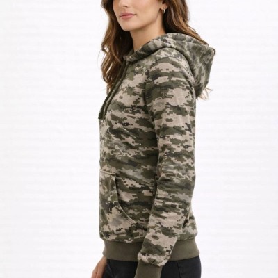 Kadın Kamuflaj Desenli 2 İplik 4 Mevsim Kapüşonlu Kanguru Cepli Hoodie Sweatshirt - Kamuflaj Kadın Kamuflaj Desenli 2 İplik 4 Mevsim Kapüşonlu Kanguru Cepli Hoodie Sweatshirt - Kamuflaj