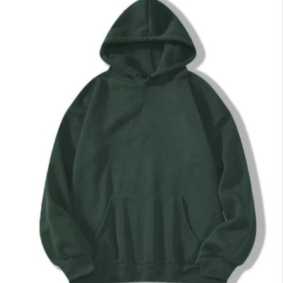 Kadın Kapüşonlu Kanguru Cepli 3 İplik Pamuklu Düz Hoodie Sweatshirt - Haki Kadın Kapüşonlu Kanguru Cepli 3 İplik Pamuklu Düz Hoodie Sweatshirt - Haki