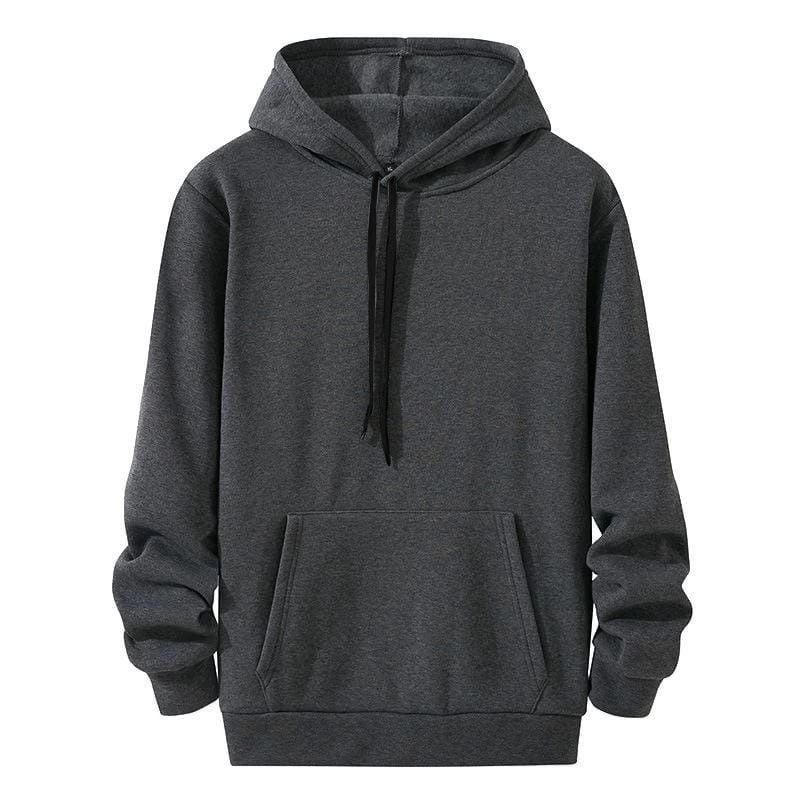 Kadın Kapüşonlu Kanguru Cepli 3 İplik Pamuklu Oversize Hoodie Sweatshirt - Füme Kadın Kapüşonlu Kanguru Cepli 3 İplik Pamuklu Oversize Hoodie Sweatshirt - Füme