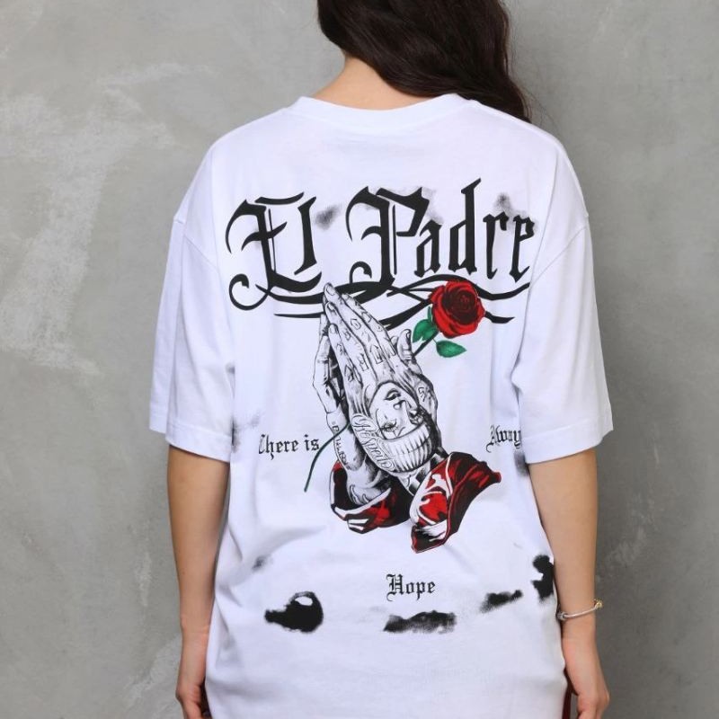 Kadın Kısa Kol Yazlık Tişört Bisiklet Yaka Baskılı Oversize T-Shirt - Beyaz Kadın Kısa Kol Yazlık Tişört Bisiklet Yaka Baskılı Oversize T-Shirt - Beyaz