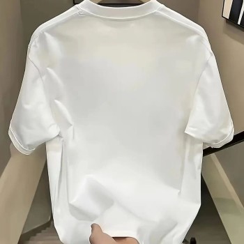 Kadın Kısa Kol Yazlık Tişört Bisiklet Yaka Baskılı Oversize T-Shirt - Beyaz Kadın Kısa Kol Yazlık Tişört Bisiklet Yaka Baskılı Oversize T-Shirt - Beyaz