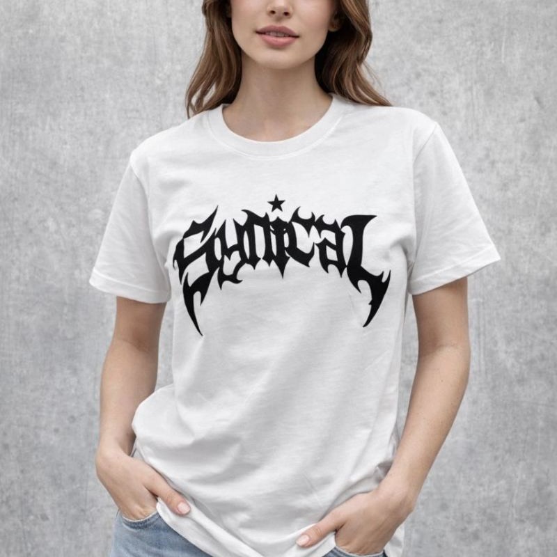 Kadın Kısa Kol Yazlık Tişört Bisiklet Yaka Baskılı Oversize T-Shirt - Beyaz Kadın Kısa Kol Yazlık Tişört Bisiklet Yaka Baskılı Oversize T-Shirt - Beyaz