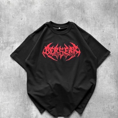 Kadın Kısa Kol Yazlık Tişört Bisiklet Yaka Baskılı Oversize T-Shirt - Siyah Kadın Kısa Kol Yazlık Tişört Bisiklet Yaka Baskılı Oversize T-Shirt - Siyah