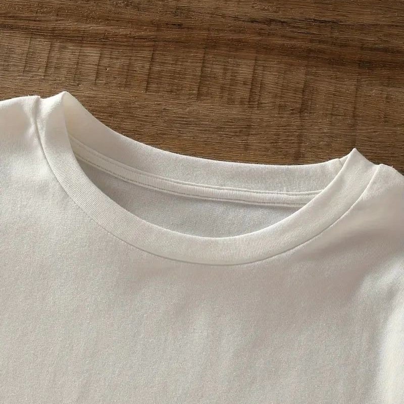 Kadın Kısa Kol Yazlık Tişört Bisiklet Yaka hi Baskılı T-Shirt - Beyaz Kadın Kısa Kol Yazlık Tişört Bisiklet Yaka hi Baskılı T-Shirt - Beyaz
