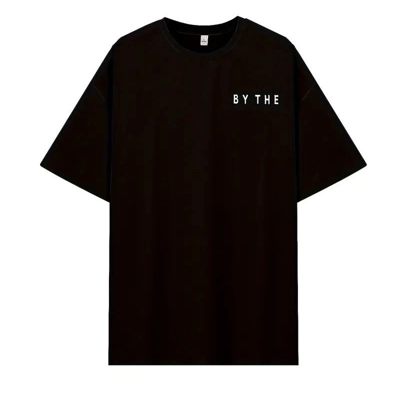 Kadın Kısa Kol Yazlık Tişört Bisiklet Yaka Okyanus Baskılı T-Shirt - Siyah Kadın Kısa Kol Yazlık Tişört Bisiklet Yaka Okyanus Baskılı T-Shirt - Siyah