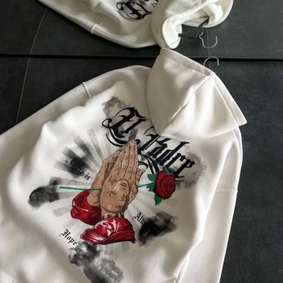 Kadın Oversize Kapüşonlu Cepli Baskılı 3 İplik Pamuklu Hoodie Sweatshirt - Beyaz Kadın Oversize Kapüşonlu Cepli Baskılı 3 İplik Pamuklu Hoodie Sweatshirt - Beyaz