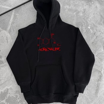 Kadın Oversize Kapüşonlu Cepli Baskılı 3 İplik Pamuklu Hoodie Sweatshirt - Siyah Kadın Oversize Kapüşonlu Cepli Baskılı 3 İplik Pamuklu Hoodie Sweatshirt - Siyah