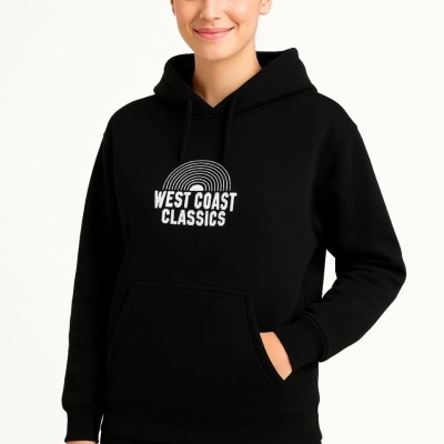 Kadın Oversize Kapüşonlu Cepli Baskılı 3 İplik Pamuklu Hoodie Sweatshirt - Siyah Kadın Oversize Kapüşonlu Cepli Baskılı 3 İplik Pamuklu Hoodie Sweatshirt - Siyah