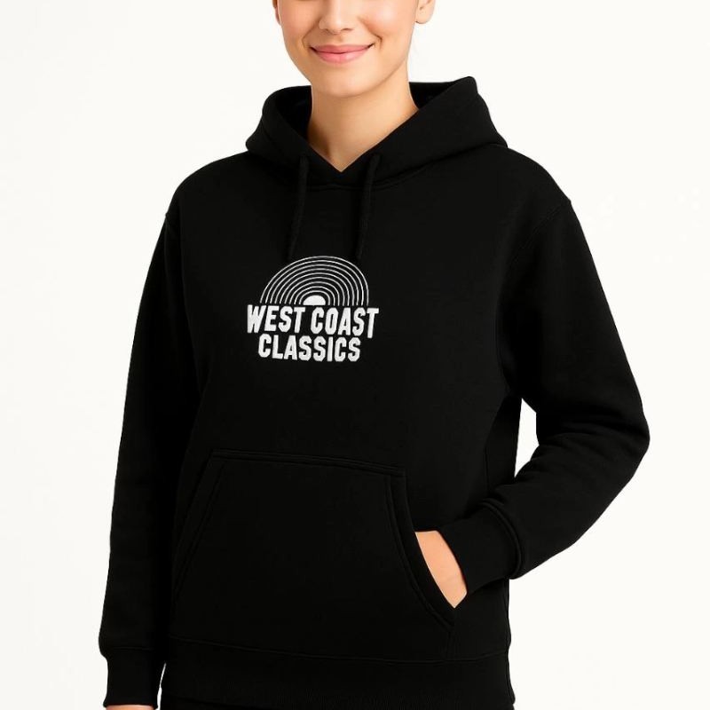 Kadın Oversize Kapüşonlu Cepli Baskılı 3 İplik Pamuklu Hoodie Sweatshirt - Siyah Kadın Oversize Kapüşonlu Cepli Baskılı 3 İplik Pamuklu Hoodie Sweatshirt - Siyah