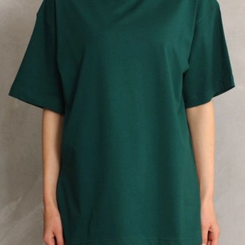 Kadın Regular Fit Tişört Bisiklet Yaka Yazlık Kısa Kol Basıc T-Shirt - Yeşil Kadın Regular Fit Tişört Bisiklet Yaka Yazlık Kısa Kol Basıc T-Shirt - Yeşil