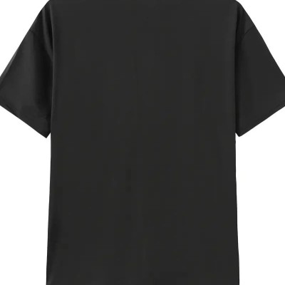 Kadın T-shirt Bisiklet Yaka Oversize Kısa Kollu Tişört - Siyah Kadın T-shirt Bisiklet Yaka Oversize Kısa Kollu Tişört - Siyah