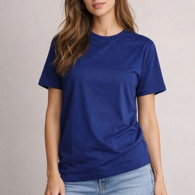 Kadın Tişört Osy Modal yumuşak dokulu Kumaş Bisiklet Yaka T-shirt - Lacivert Kadın Tişört Osy Modal yumuşak dokulu Kumaş Bisiklet Yaka T-shirt - Lacivert