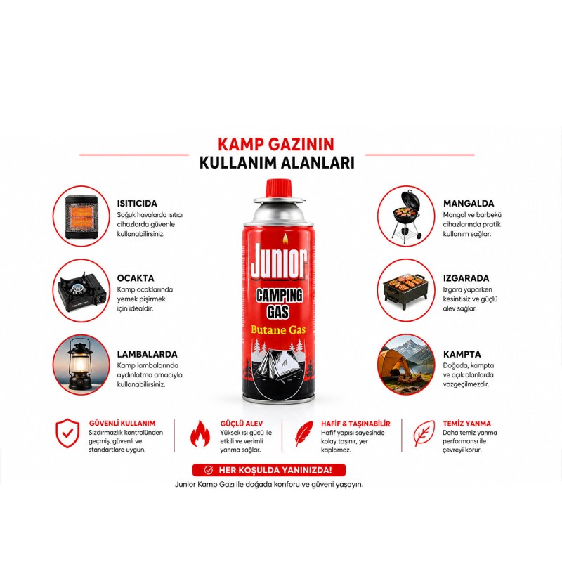 Kamp Gazı - Gaz Kartuşu - 393 ml Kamp Gazı - Gaz Kartuşu - 393 ml