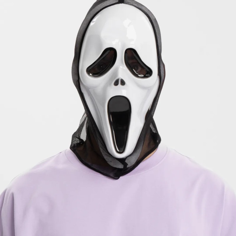 Kapşonlu Çığlık Maskesi Scream Maskesi 33x21 cm Kapşonlu Çığlık Maskesi Scream Maskesi 33x21 cm