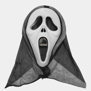 Kapşonlu Çığlık Maskesi Scream Maskesi 33x21 cm