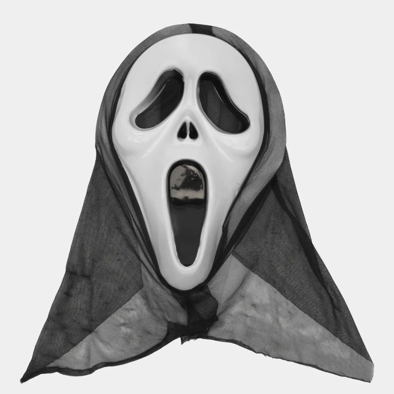 Kapşonlu Çığlık Maskesi Scream Maskesi 33x21 cm Kapşonlu Çığlık Maskesi Scream Maskesi 33x21 cm