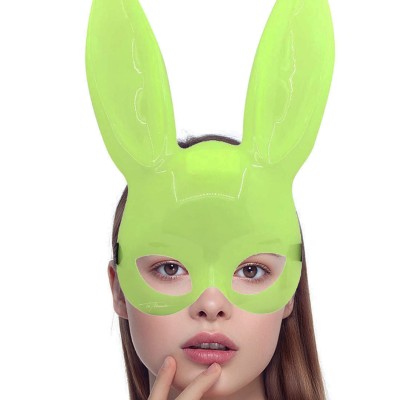 Karanlıkta Yanan Glow Floresan Tavşan Maskesi Karanlıkta Yanan Glow Floresan Tavşan Maskesi