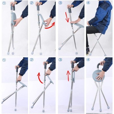 Katlanabilir Baston Sandalye - Oturaklı - 88 cm Katlanabilir Baston Sandalye - Oturaklı - 88 cm
