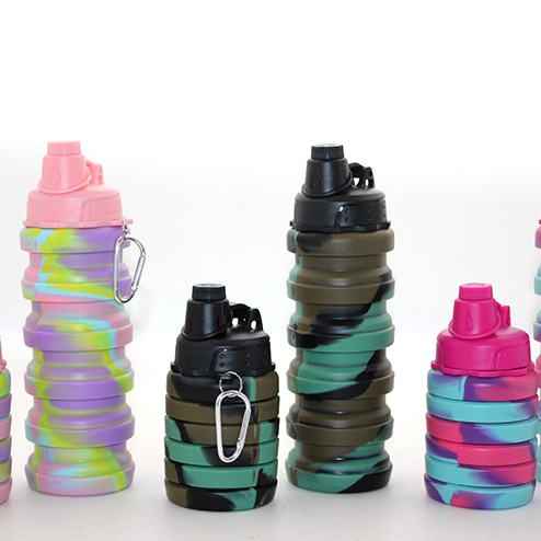 Katlanabilir Portatif Silikon Su Şişesi 500 Ml Model 2 Katlanabilir Portatif Silikon Su Şişesi 500 Ml Model 2