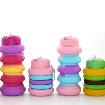 Katlanabilir Portatif Silikon Su Şişesi 500 Ml Model 3 Katlanabilir Portatif Silikon Su Şişesi 500 Ml Model 3