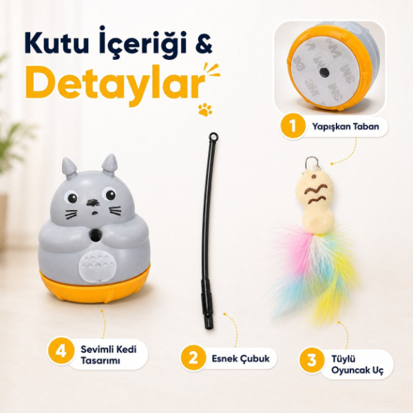 Kedi Şekilli Dönen Peluş Balıklı Olta Oyuncağı Kedi Şekilli Dönen Peluş Balıklı Olta Oyuncağı