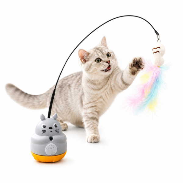 Kedi Şekilli Dönen Peluş Balıklı Olta Oyuncağı Kedi Şekilli Dönen Peluş Balıklı Olta Oyuncağı
