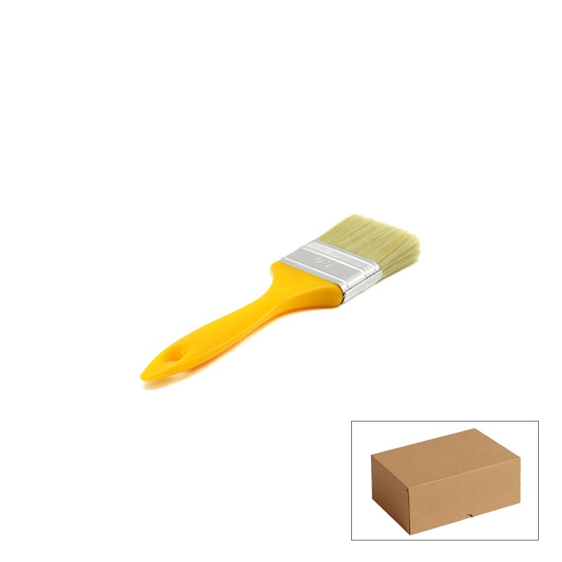 Kestirme Boya Fırçası - 50 mm - No 2 - Sarı Saplı Kestirme Boya Fırçası - 50 mm - No 2 - Sarı Saplı