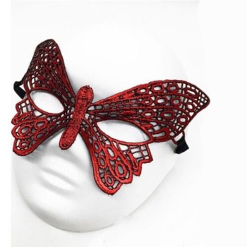 Kırmızı Dantel Masquerade Maskesi 7 No Kırmızı Dantel Masquerade Maskesi 7 No