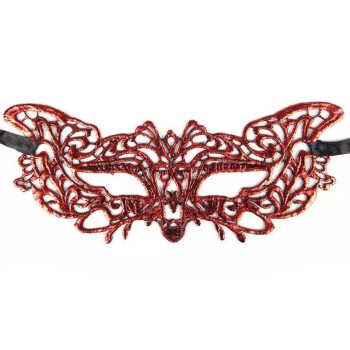 Kırmızı Dantel Masquerade Maskesi 9 No Kırmızı Dantel Masquerade Maskesi 9 No