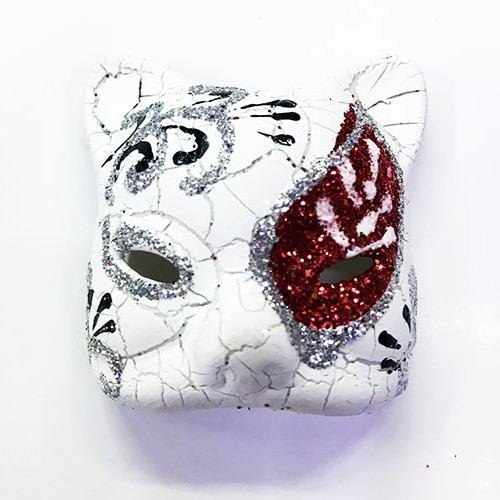 Kırmızı İşlemeli Seramik Venedik Kedi Magnet Kırmızı İşlemeli Seramik Venedik Kedi Magnet