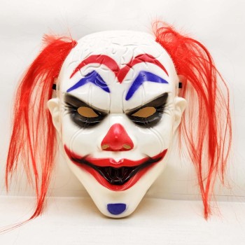 Kızıl Saçlı Joker Palyaço Maskesi Kızıl Saçlı Joker Palyaço Maskesi