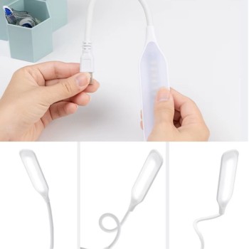Kompakt USB Beyaz 14 Ledli 3 Kademeli Dokunmatik Okuma Lambası Kompakt USB Beyaz 14 Ledli 3 Kademeli Dokunmatik Okuma Lambası