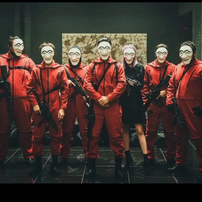 Koreli Hırsız Teatral Hahoe Maskesi - Dali Maskesi Koreli Hırsız Teatral Hahoe Maskesi - Dali Maskesi