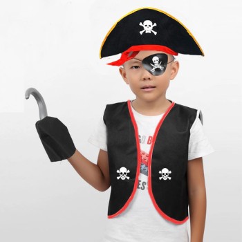 Korsan Kostüm Seti Çocuk Boy 4-6 Yaş Korsan Kostüm Seti Çocuk Boy 4-6 Yaş
