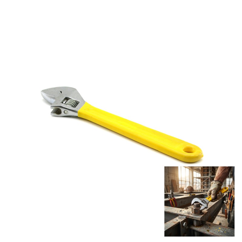 Kurbağacık Anahtar - 10 İnç - 250 mm - Ayarlanabilir Açıklık Kurbağacık Anahtar - 10 İnç - 250 mm - Ayarlanabilir Açıklık