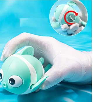 Kurmalı Balık Bebek Banyo Oyuncağı Kurmalı Balık Bebek Banyo Oyuncağı