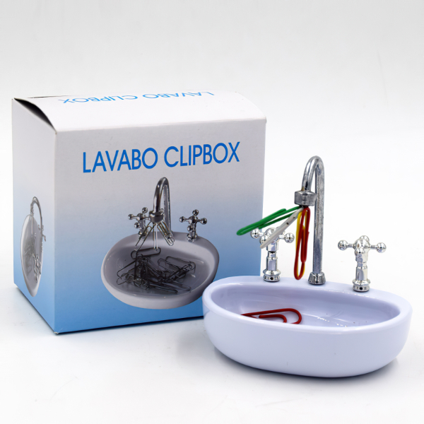 Lavabo Şeklinde Ataç Kutusu Lavabo Şeklinde Ataç Kutusu