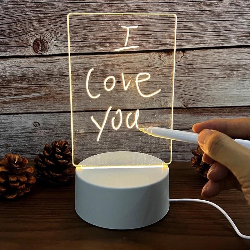 Led Çizim Tableti Gece Lambası Led Çizim Tableti Gece Lambası