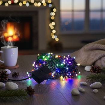 LED Damla Uçlu RGB Dekoratif Işık 10 Metre 100 LED Damla Uçlu RGB Dekoratif Işık 10 Metre 100