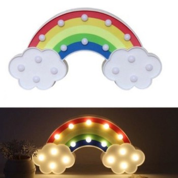 Led Işıklı Gökkuşağı Gece Lambası Led Işıklı Gökkuşağı Gece Lambası