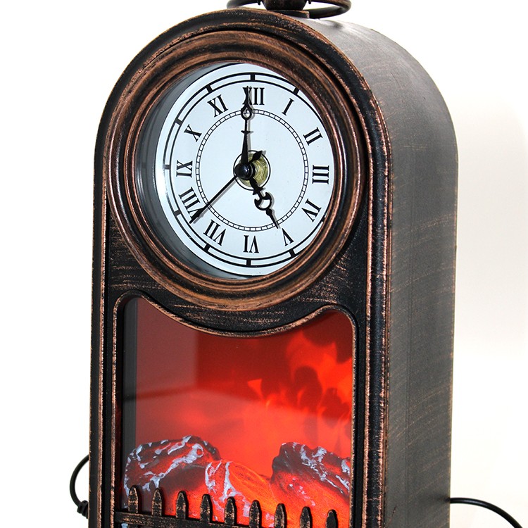 LED Işıklı Saatli Şömine - Model 1 LED Işıklı Saatli Şömine - Model 1
